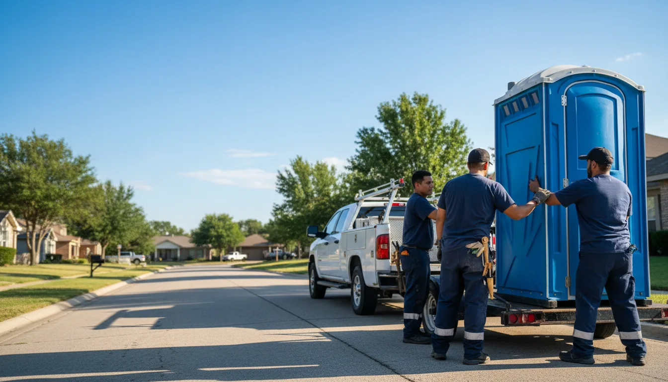Portable Toilet Rental in Valley View, TX near me